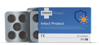 Cannasen INFECT PROTECT – pastile za grlo