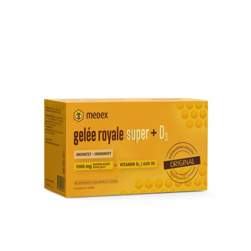 Medex gelee royale 1.000mg Super ampule 16 bočica