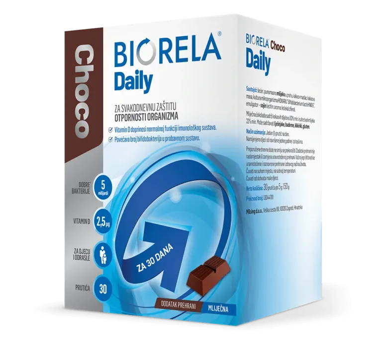 Biorela® Choco Daily 30 prutića