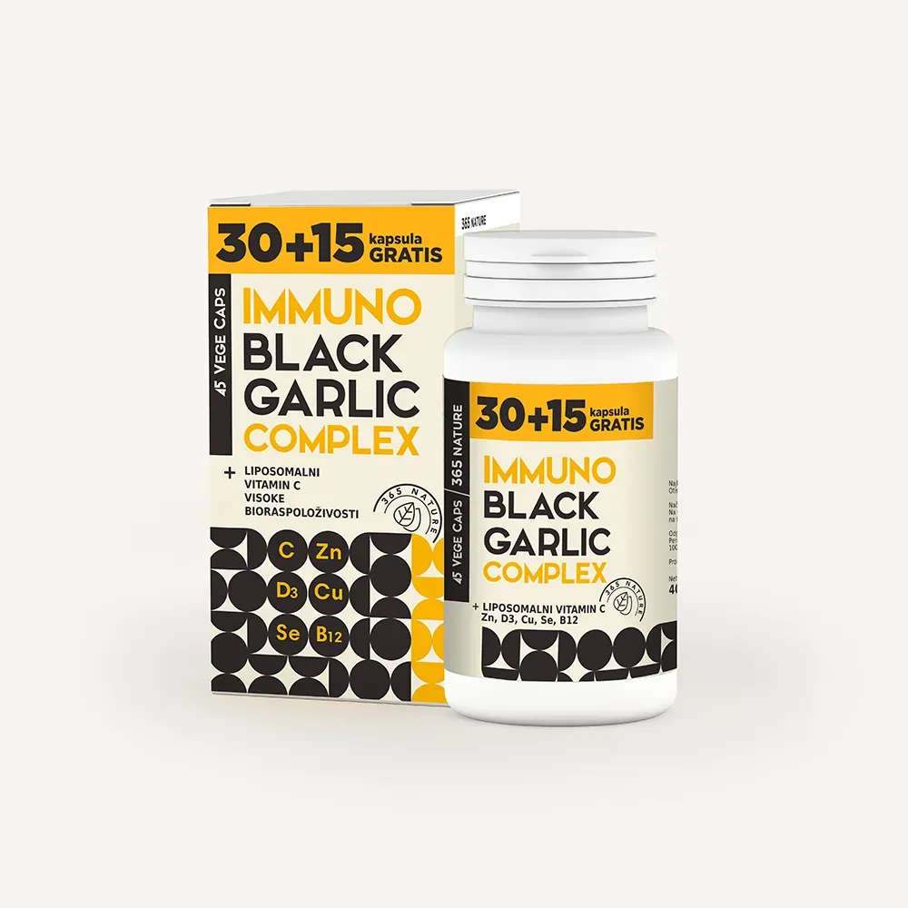 365 Nature Immuno Black Garlic Complex 45 kapsula