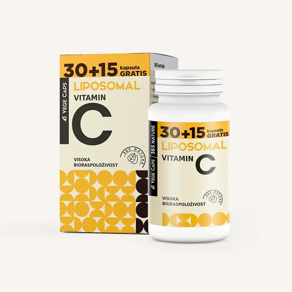 365 Nature Liposomalni vitamin C kapsule 45 kom