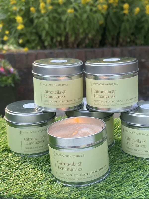 Citronella &amp; Lemongrass Tin (V) Soy