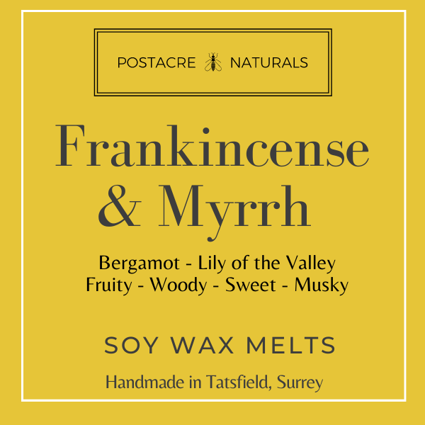 Frankincense &amp; Myrrh Wax Melt (Soy) (V) 50g