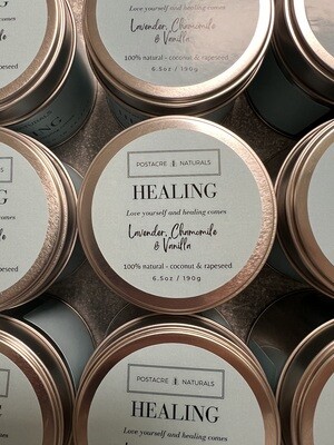 HEALING - Lavender, Chamomile &amp; Vanilla - 20cl Tin (V)