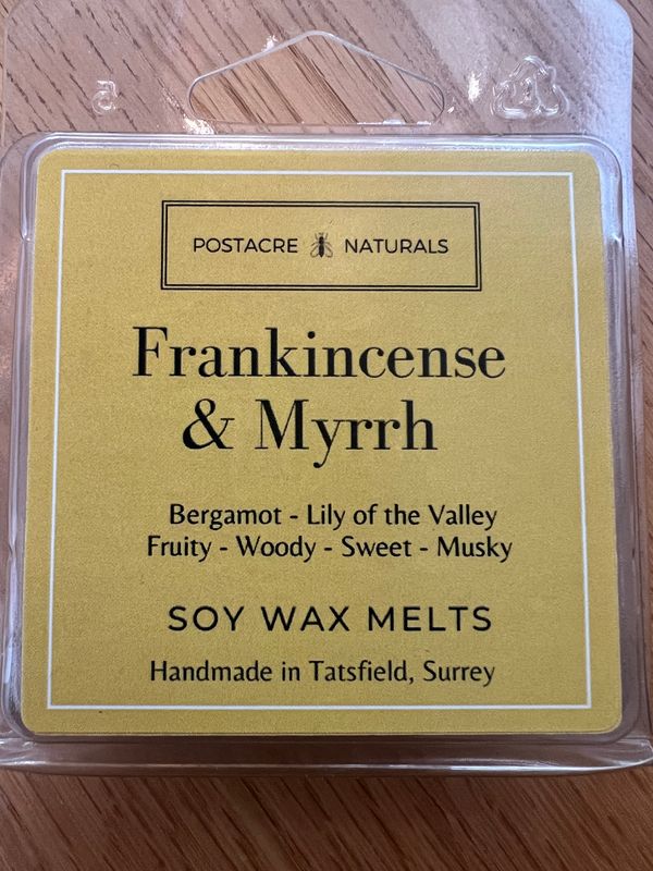 Frankincense &amp; Myrrh Wax Melt (Soy) (V) 50g