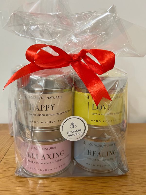 MINDFULNESS - Multi-Buy - HAPPY, LOVE, HEALING &amp; RELAXING - 20cl Tin (V)