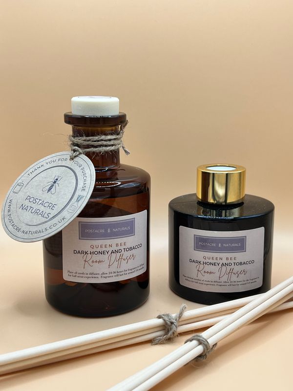 Room Diffuser - Queen Bee - Dark Honey and Tobacco (V) 100ml / 200ml