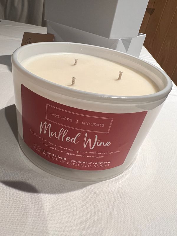 Mulled Wine - 3 Wick - Gift wrapped (550g)(V)