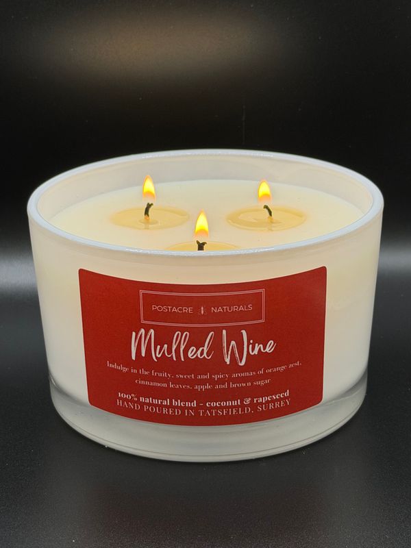 Mulled Wine - 3 Wick - Boxed (550g)(V)