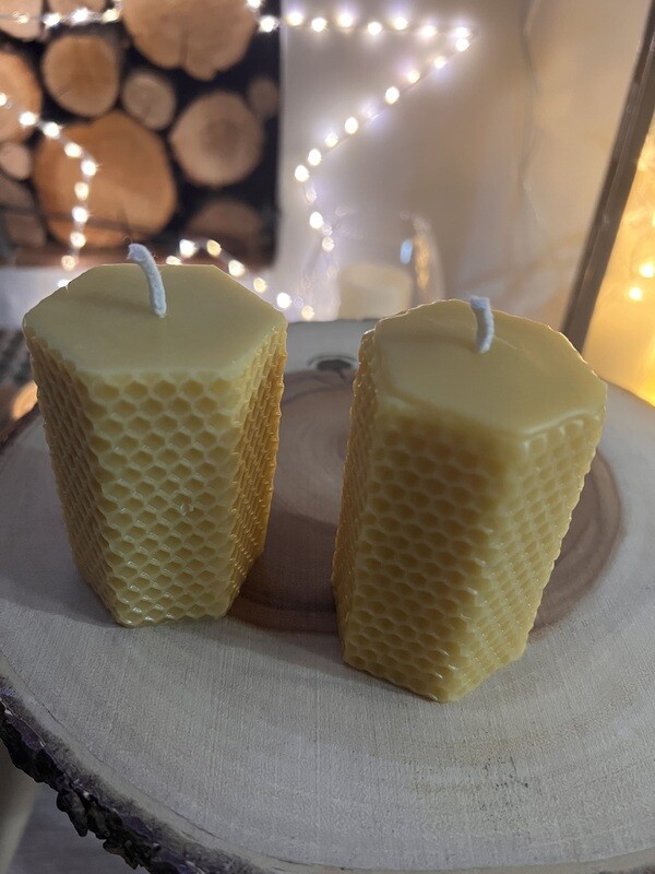 Beeswax Hexagonal Candle