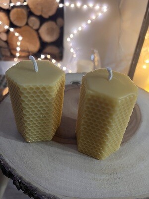Beeswax Hexagonal Candle