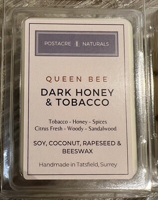 Wax Melt - Dark Honey &amp; Tobacco ‘Queen Bee’