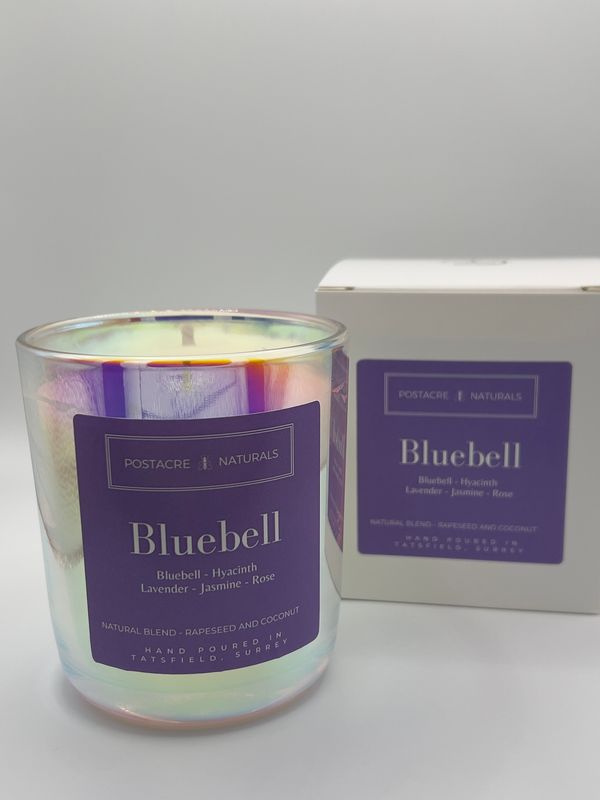 Bluebell Candle 30cl (V)  IRIDESCENT BOXED