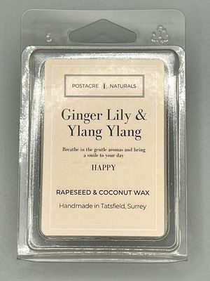 Ginger Lily &amp; Ylang Ylang (HAPPY) - Wax Melt (V) (72g)