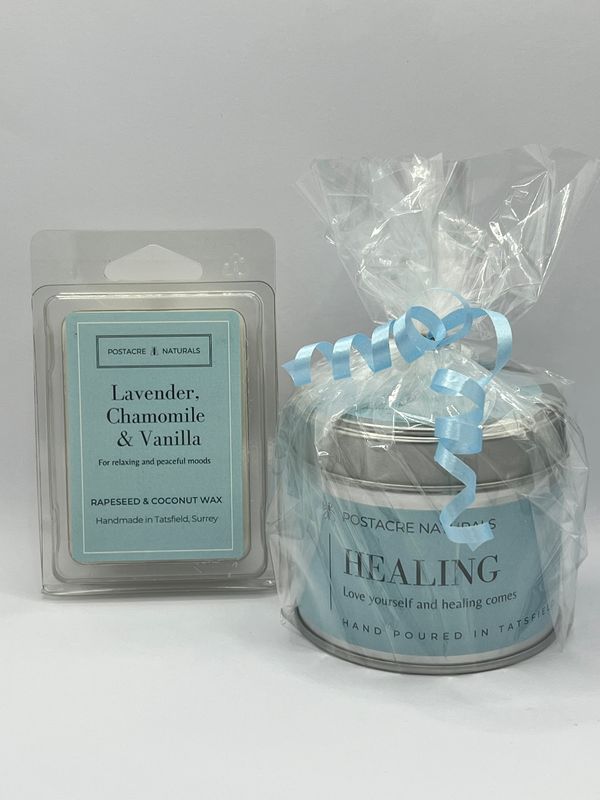 Lavender, Chamomile &amp; Vanilla (HEALING) - Wax Melt 72g (V)