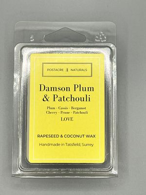 Damson Plum &amp; Patchouli (LOVE) - Wax Melt (V) (72g)
