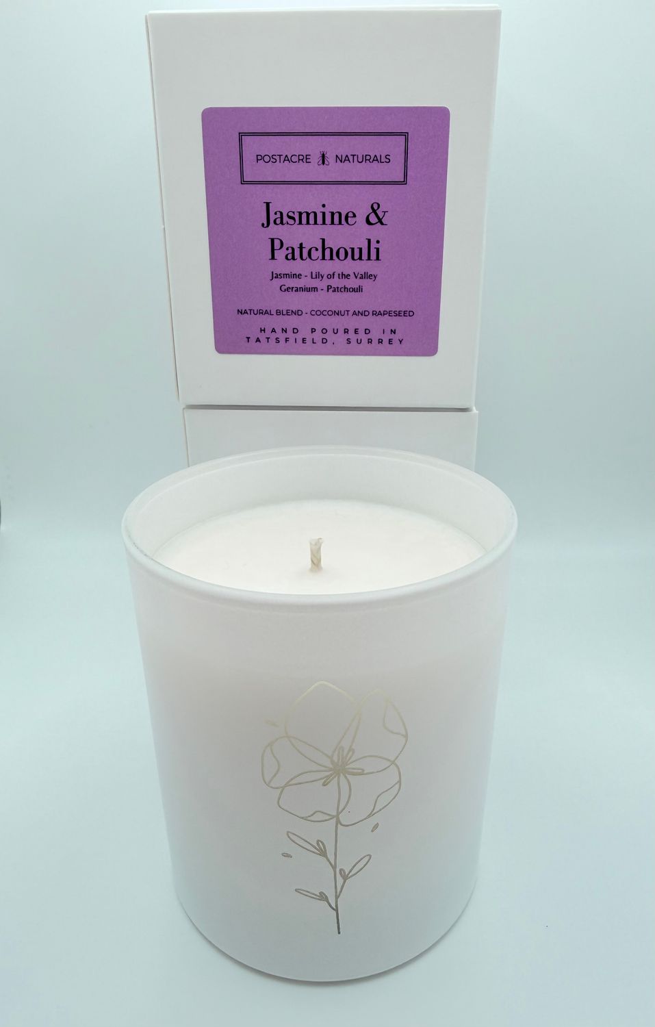 Jasmine &amp; Patchouli - Etched Bloom (30cl) (V) BOXED