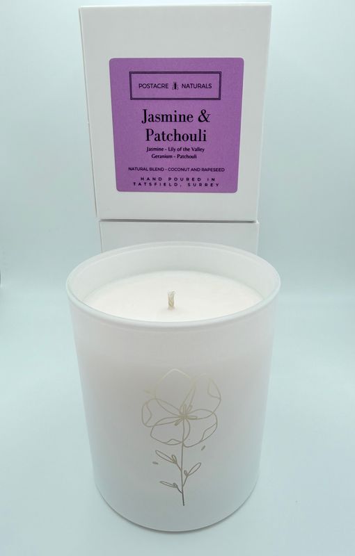 Jasmine &amp; Patchouli - Etched Bloom (30cl) (V) BOXED