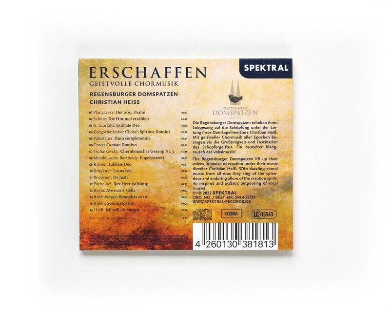 ERSCHAFFEN - Geistvolle Chormusik - CD