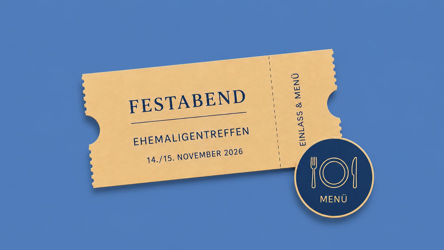 Ticket für den Festabend ( inklusive Menü regulär)