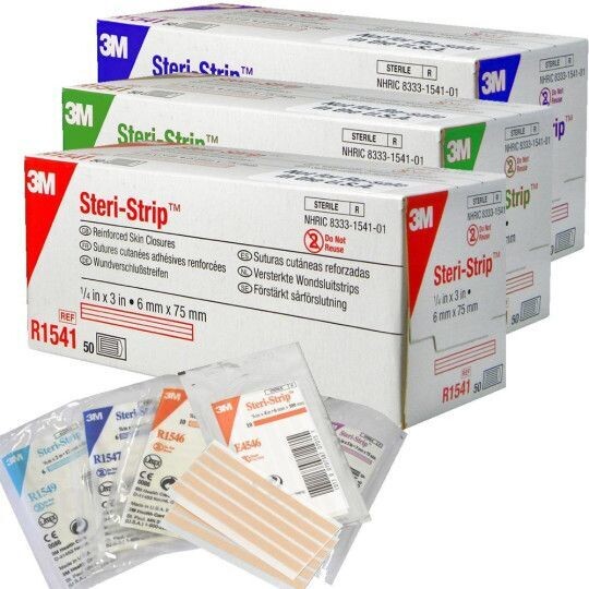 Stéristrip 3 sutures 75x6 mm Rouge
