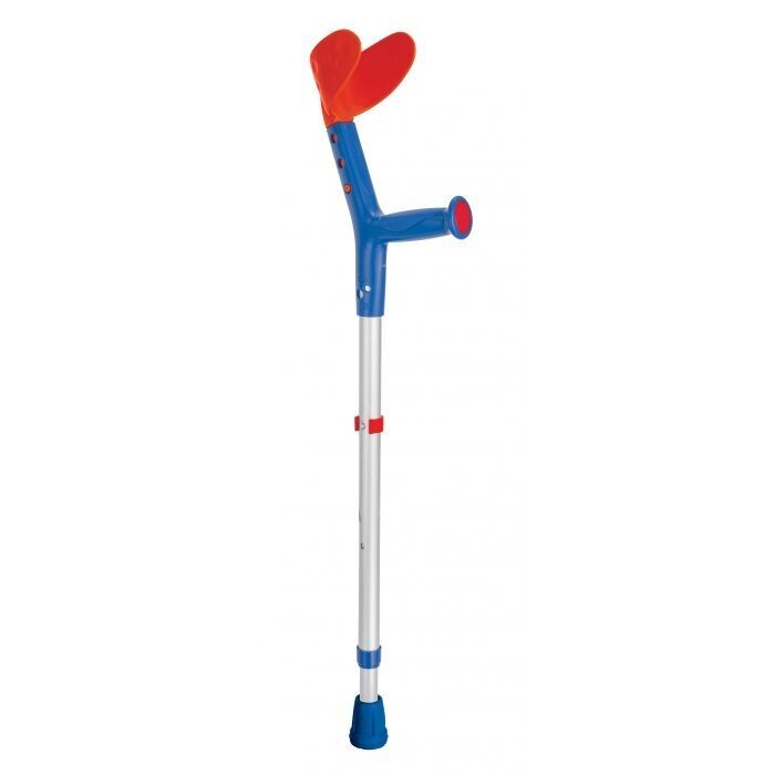 Canne Anglaise Enfant TIKI Rouge/Bleu