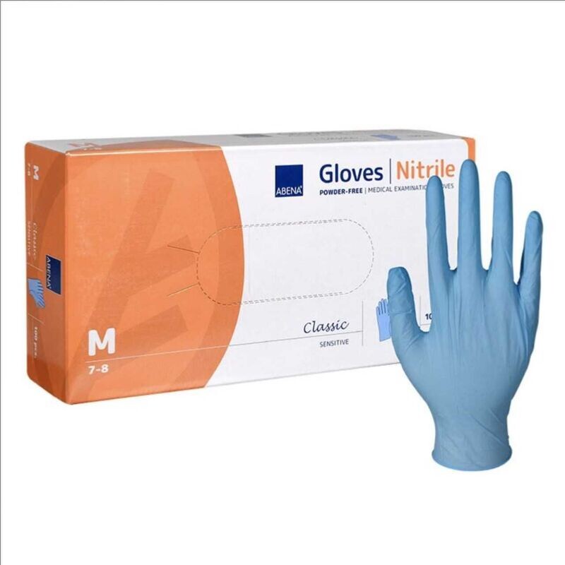 Gants Nitrile non poudrés ABENA T.M