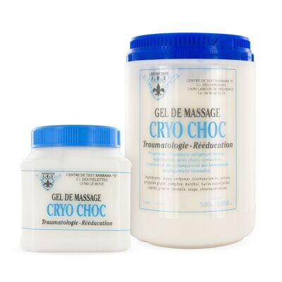 Gel de massage CRYO CHOC (1000 ML)