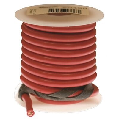 PLASTIC PRIMARY WIRE RED 100&#39; 12 GAUGE