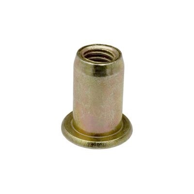 16978-LARGE FLANGE THIN SHEET NUTSERT 6MM-1.0 ZINC 25pk