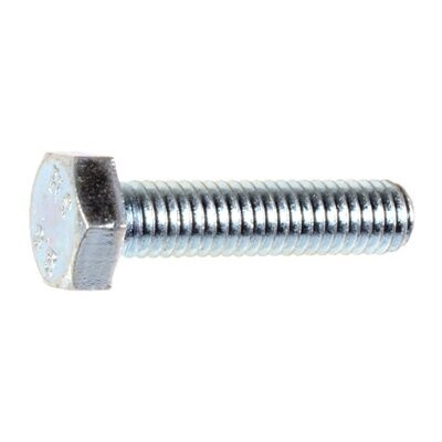 14410-DIN 933 6 X 25MM CAP SCREW ZINC GR 8.8- 25pk