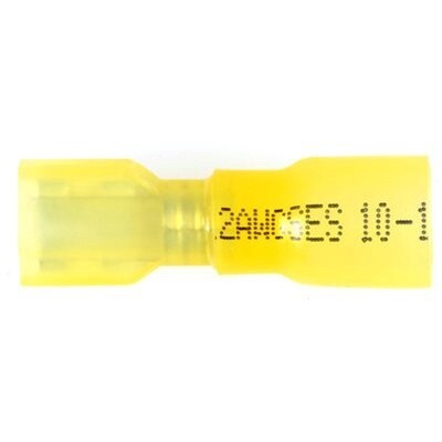 KRIMP AND SEAL TERMINAL .250 STUD 12-10 GA (F) 10PK