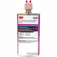 Ez Sand Flexible Parts Repair Adhesive, Black, 6.76 Fl-Oz, Cartridge