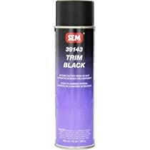 TRIM BLACK 39143 Trim Black Acrylic Coating, Black, 60.73 % VOC, 20 oz, Can
