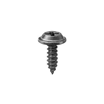 12213- PHIL.FLAT WASHER HD T.S. 8-18 X 1/2 BLACK 100PK