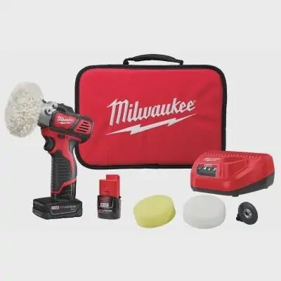 Milwaukee Tool M12 CORDLESS VARIABLE SPEED POLISHER SANDER 5-PC ACCESSORY KIT