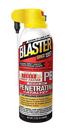PB Blaster Penetrant Rust Remover, Automotive, Marine, Plumbing, 11oz