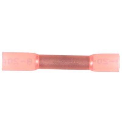 2066 pk-KRIMP &amp; SEAL BUTT CONNECTOR 22-18 GA. RED 25PK