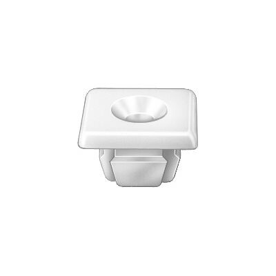 11719-1/4/#14 LICENSE PLATE NUT NYLON - GM 50PK