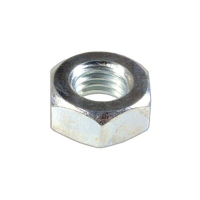 10MM-1.5 DIN 934 HEX NUT - ZINC 50pk