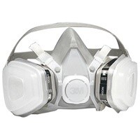 3M™ 5000 051131-07192 Half Facepiece Disposable Respirator Assembly, M Mask, Filter Class: P95, TPE Mask