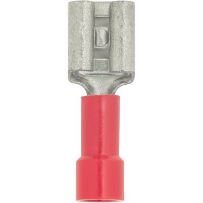 SOLDERLESS TERMINAL 1/4 FEMALE QUICK CON 22/18 GA 25pk