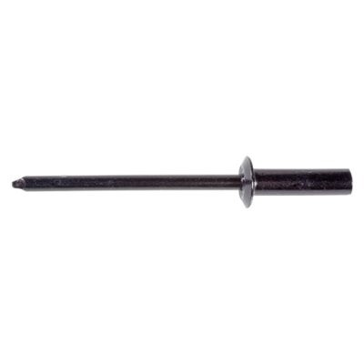 9454PK-CLOSED END RIVET 1/8 DIA. 13/64-9/32 GRIP AL. BLK. 50pk