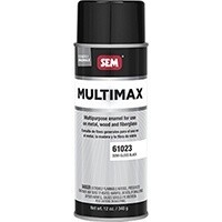 Multimax™ 61023 Multi-Purpose Enamel, Semi-Gloss, Black, 4.84 Lb/Gal Voc, 16 Oz