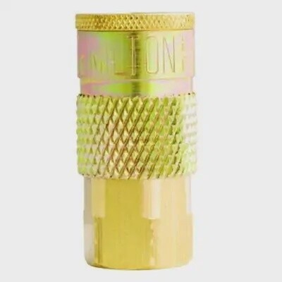 Milton® 700 Series 785 T-Style Coupler, 1/4 in FNPT, Brass