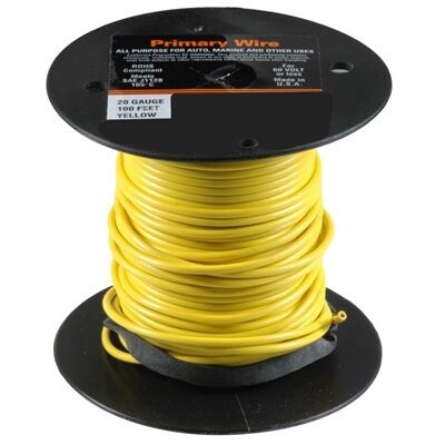 PRIMARY WIRE 20 GAUGE YELLOW