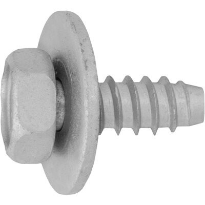 25258-NISSAN BUMPER COVER #3 PHILLIPS HH TAP SCREW W/ SEMS WHSR 25pk