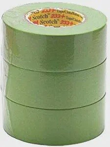 3M 2&quot; 233+ Green AUTO Masking Tape--Paint CAR each