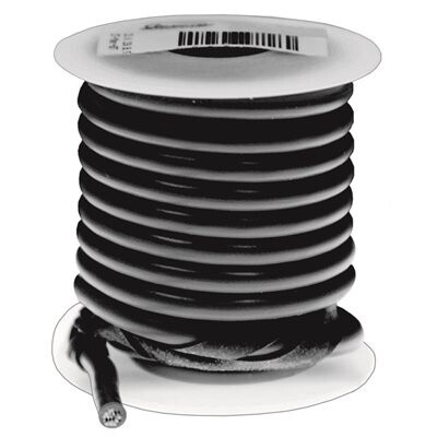 12437-PLASTIC PRIMARY WIRE BLACK 100&#39; 14 GAUGE