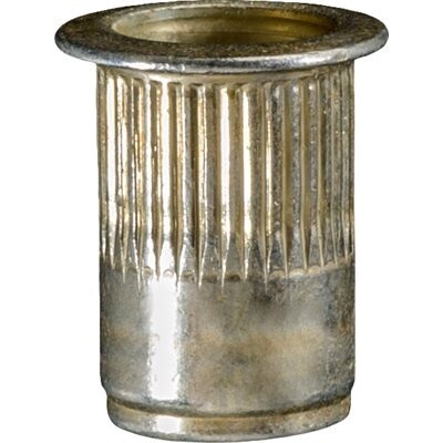 19220-GM INSERT NUT M6-1.0 .7MM-4.2MM GRIP ZINC &amp; YELLOW 25PK